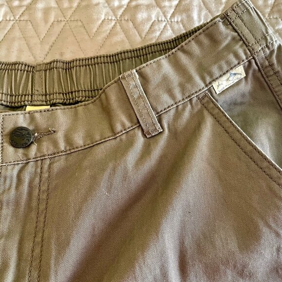 Kahala Mens Shorts Preowned Excl SZ 34 All Cotton Zip Button Closure 4 Pockets - Picture 3 of 7